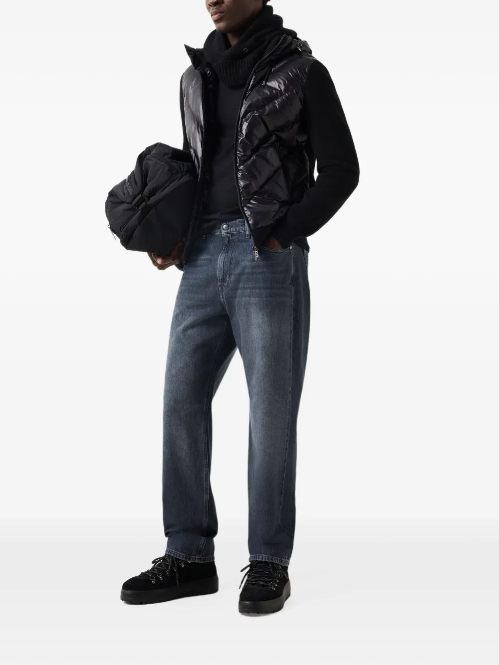 BOGNER Zisco panelled jacket Zwart