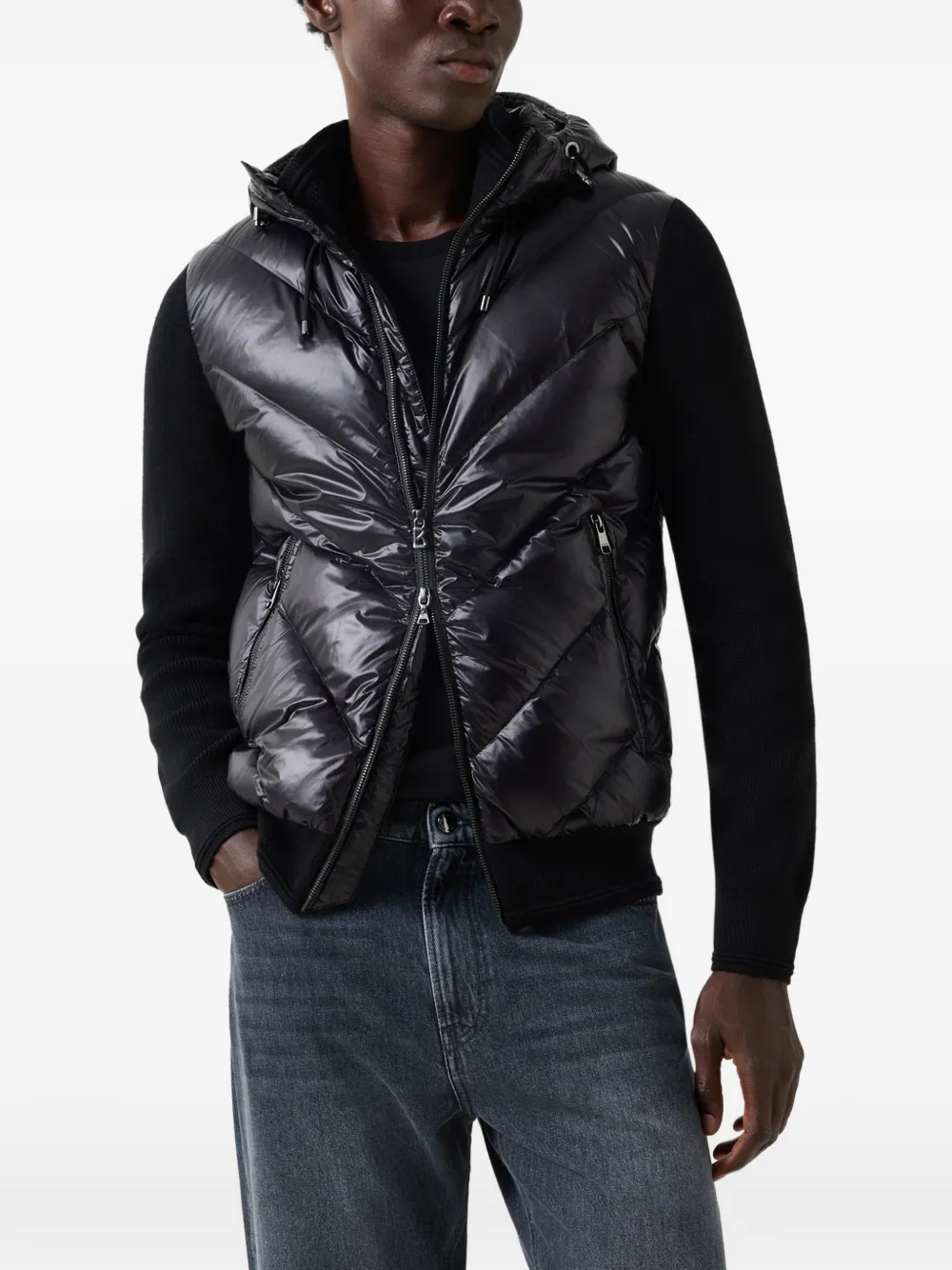 BOGNER Zisco panelled jacket Zwart