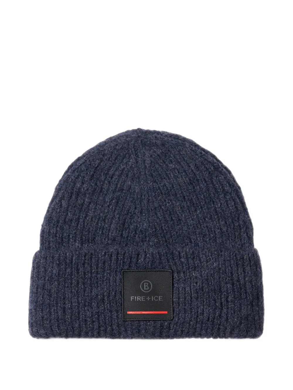BOGNER FIRE+ICE Tuana logo-patch beanie hat Blauw