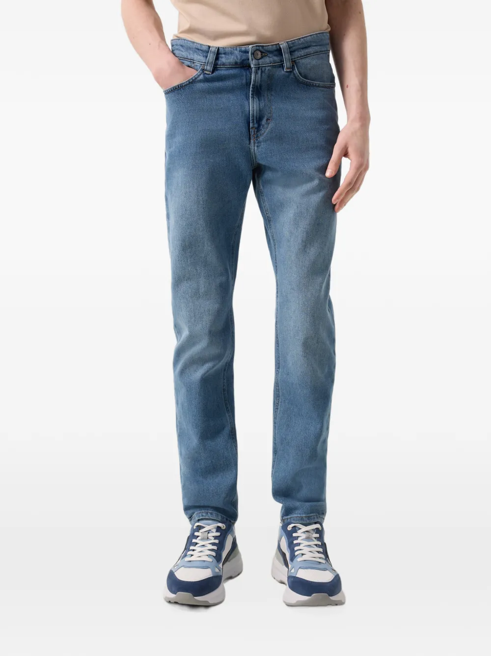 BOGNER Rob whiskered jeans Blauw