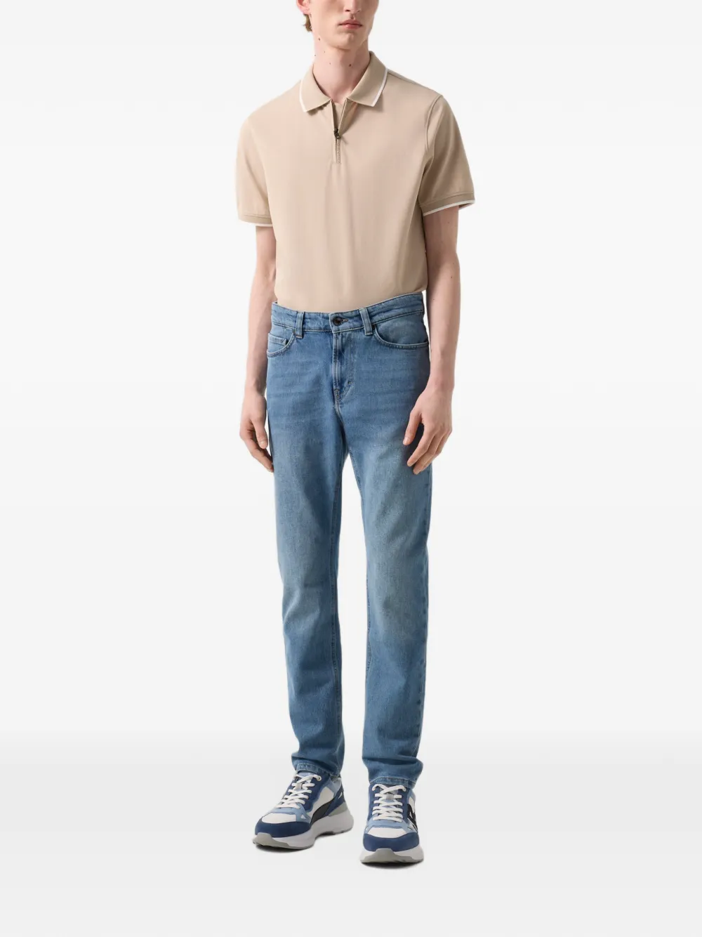 BOGNER Rob whiskered jeans Blauw