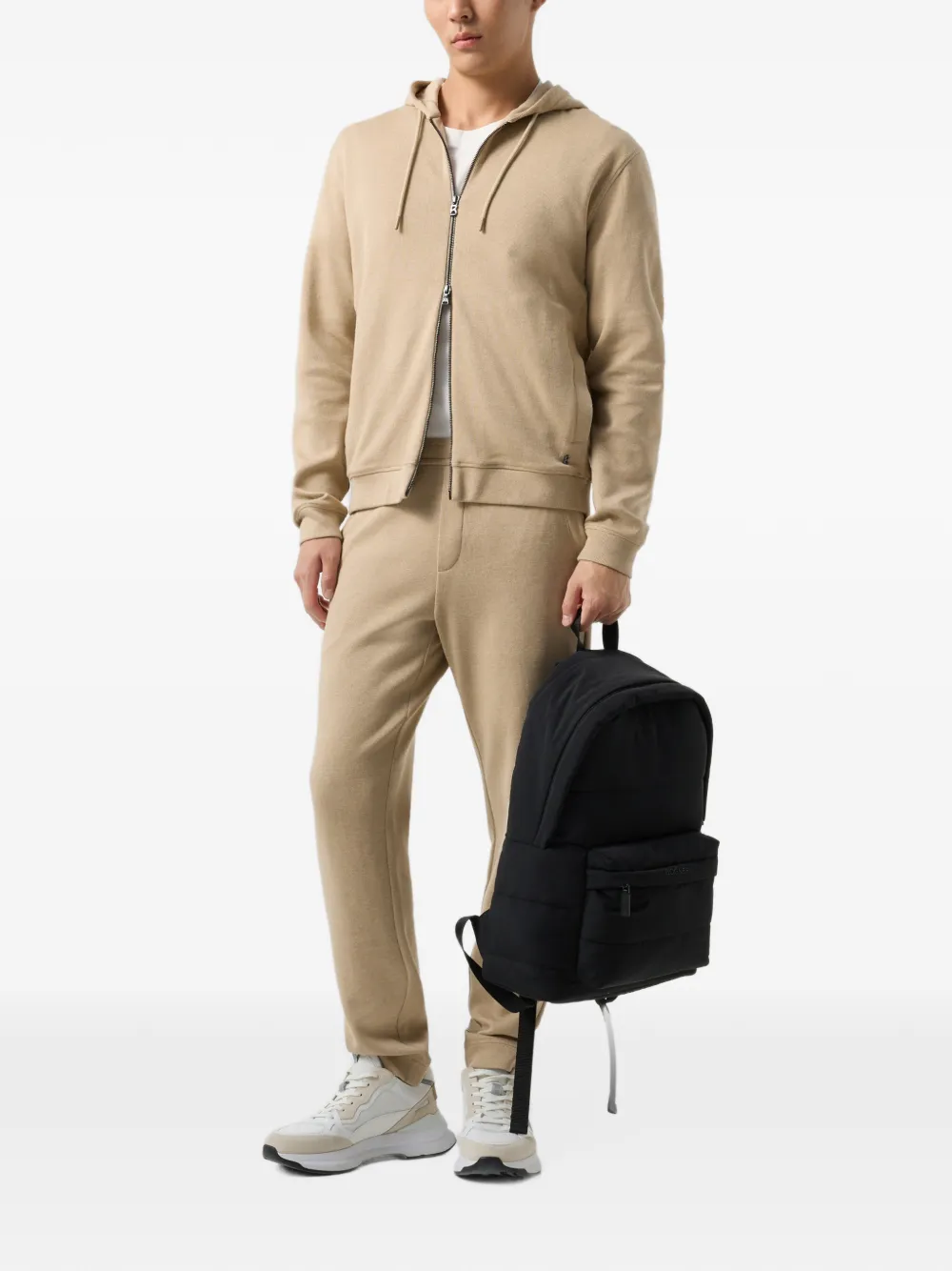 BOGNER Laros zip-up hoodie Beige
