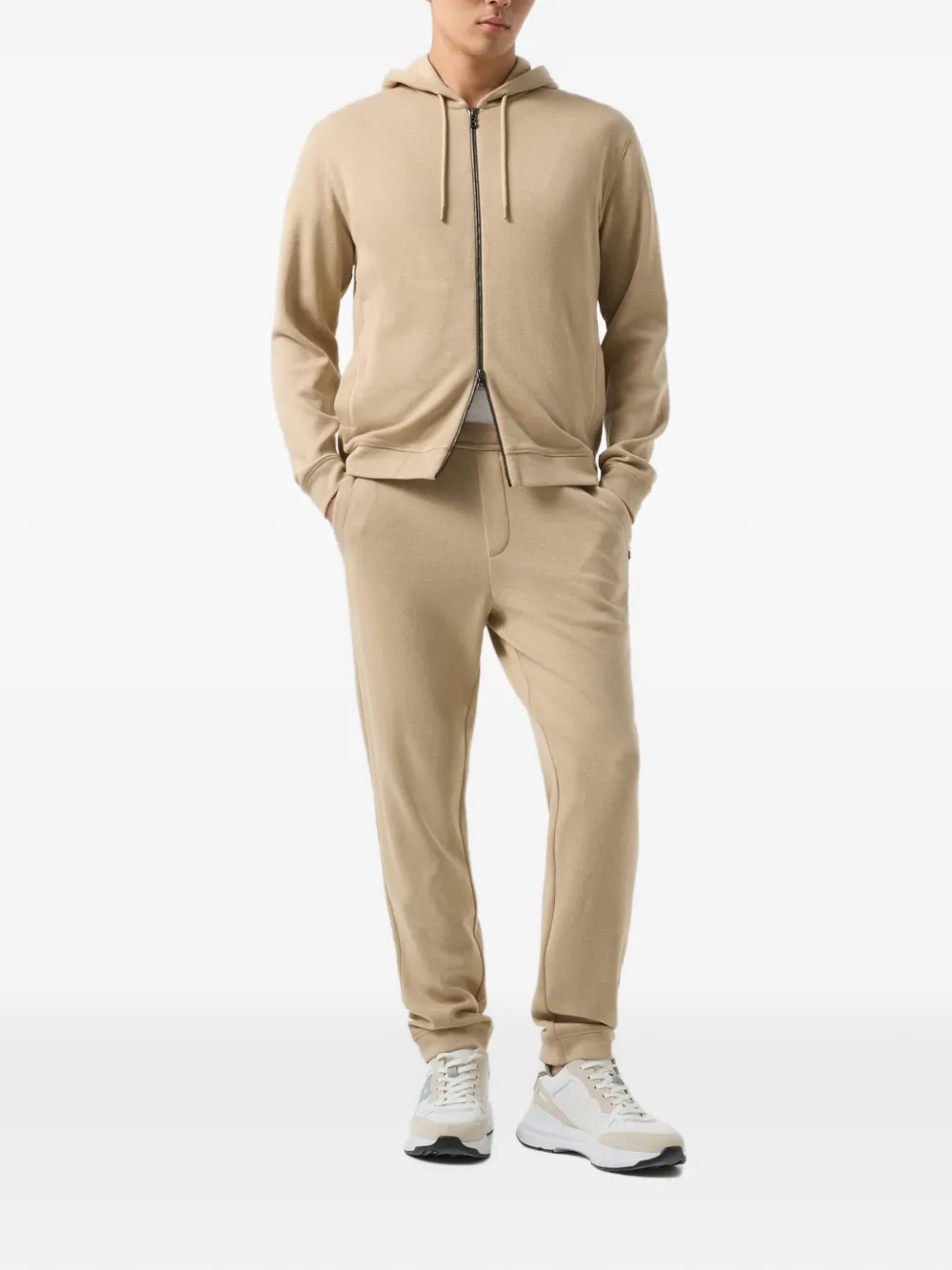 BOGNER Laros zip-up hoodie Beige