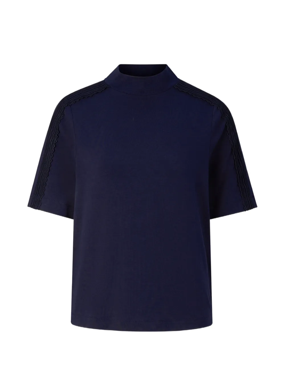 BOGNER lace-trimmed T-shirt Blauw