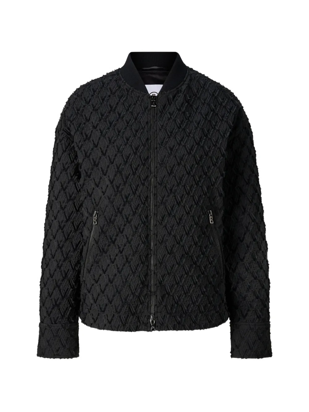 BOGNER Janita Fil-Coupé-Bomberjacke - Schwarz