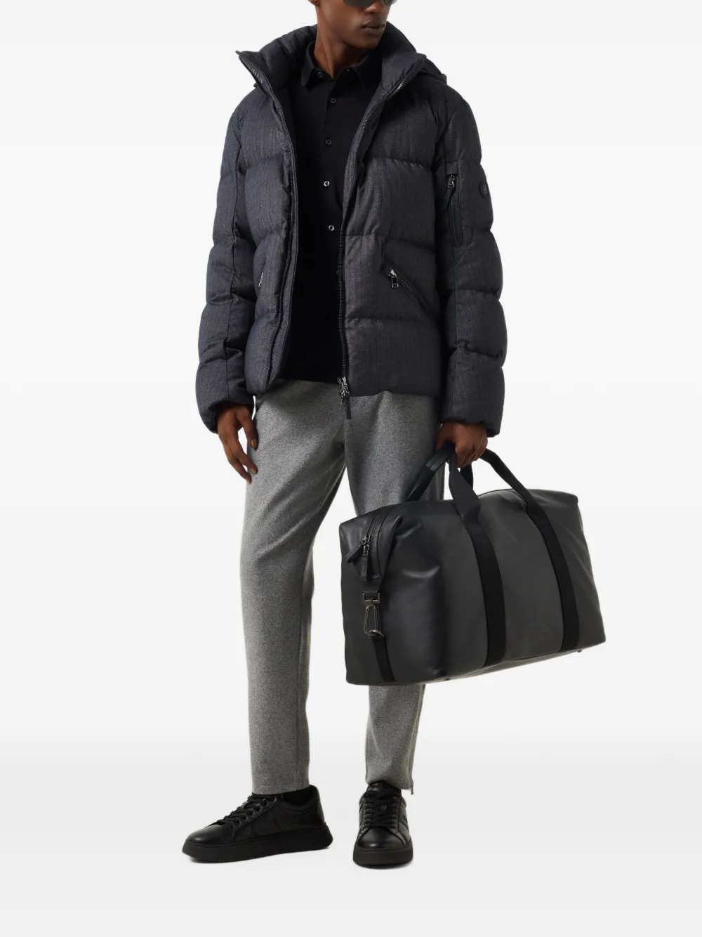 BOGNER Jamy herringbone puffer jacket Grijs