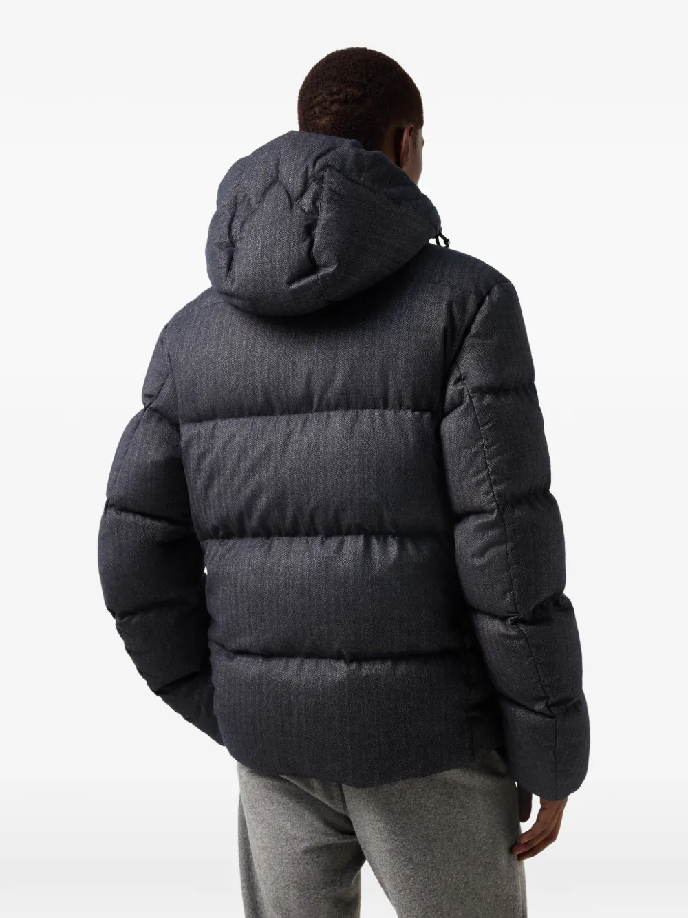 BOGNER Jamy herringbone puffer jacket Grijs