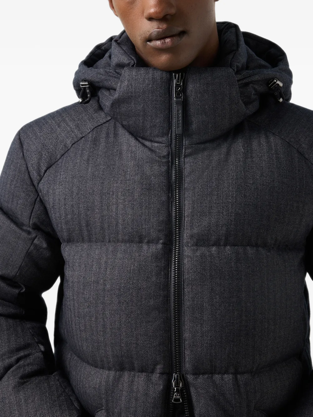 BOGNER Jamy herringbone puffer jacket Grijs