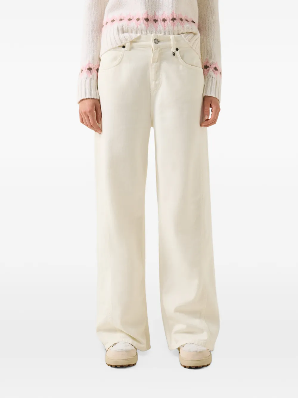 BOGNER Lizzy Wide-Leg-Jeans - Weiß