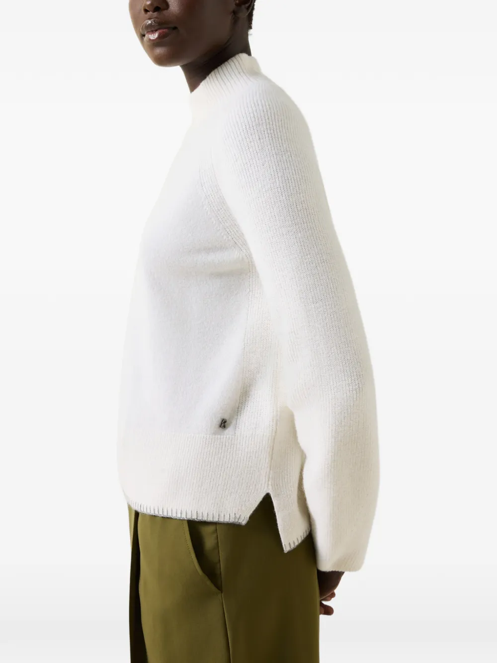 BOGNER Lena raglan-sleeve sweater Wit