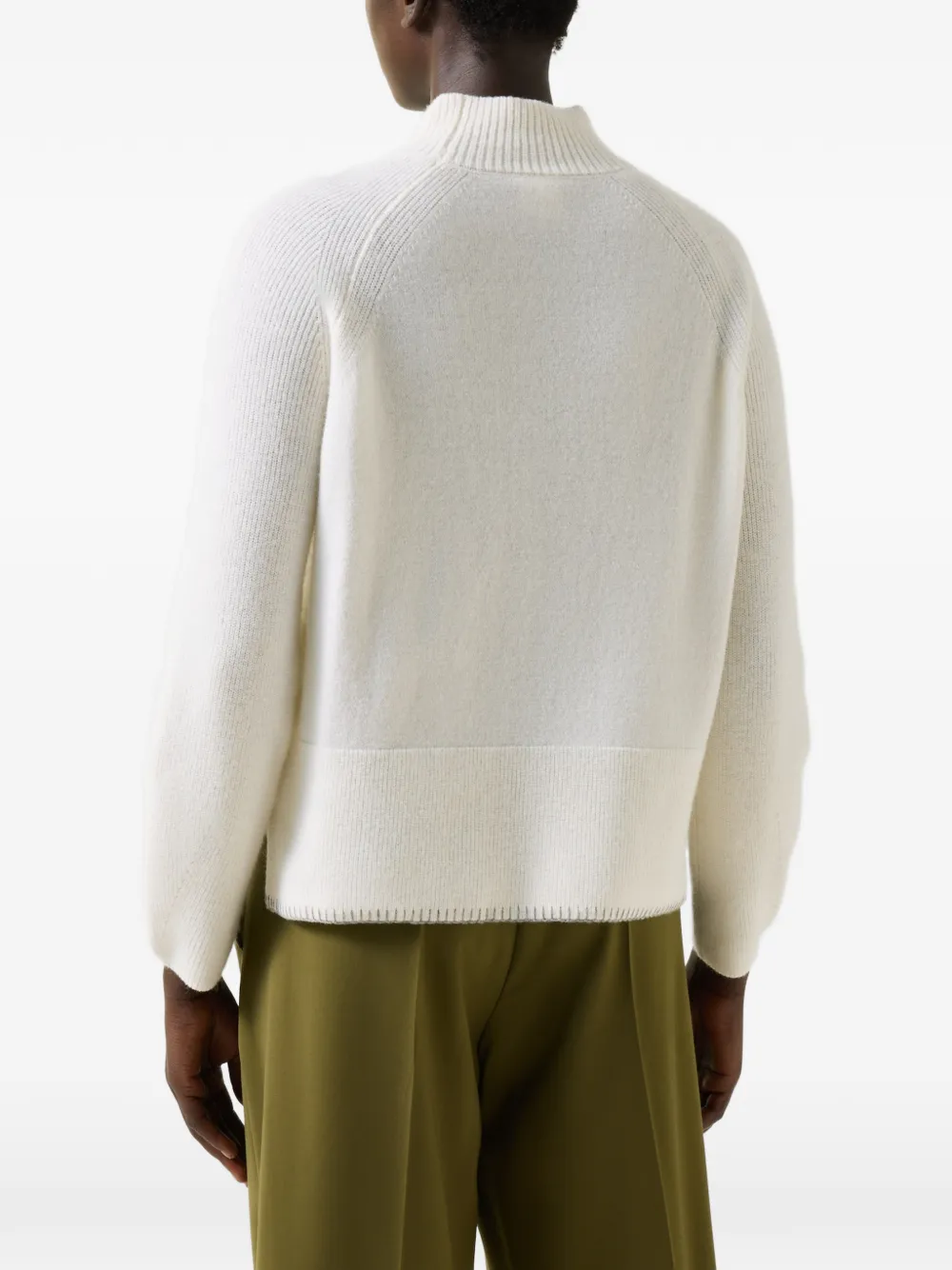 BOGNER Lena raglan-sleeve sweater Wit