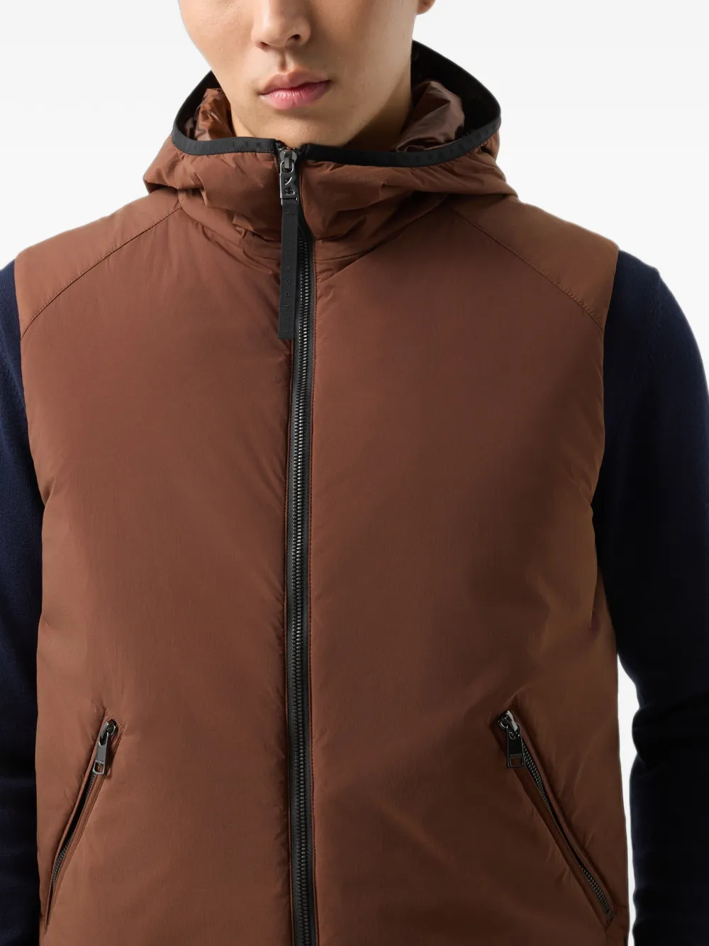 BOGNER Clion lightweight down-filled gilet Bruin