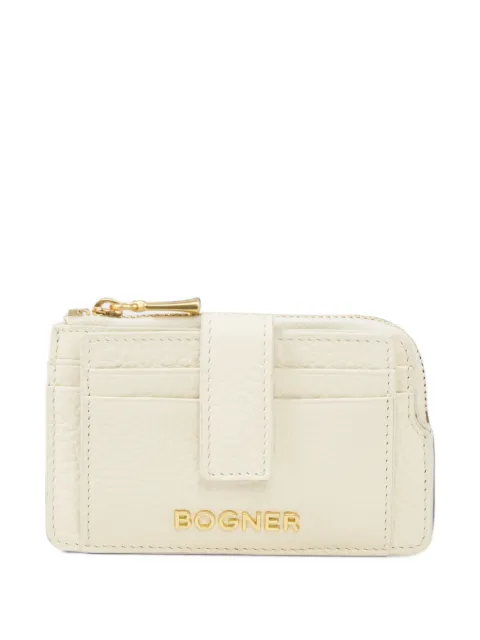 BOGNER grained-leather wallet