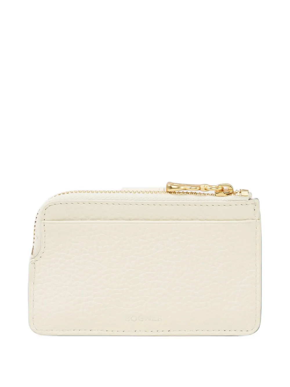 BOGNER grained-leather wallet Wit
