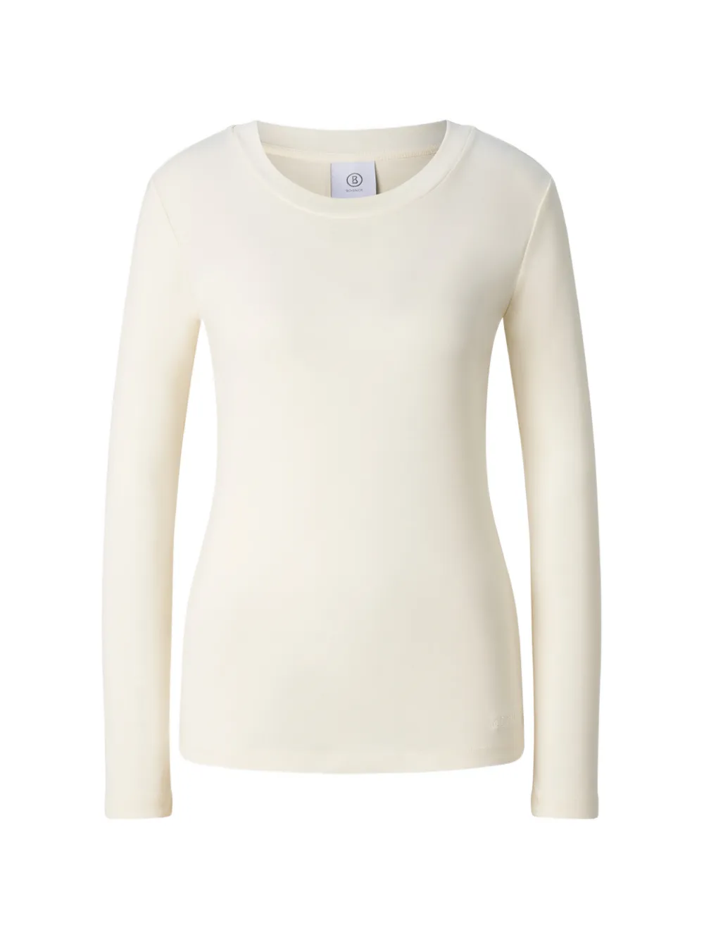 BOGNER Nikini long-sleeve cotton T-shirt Beige