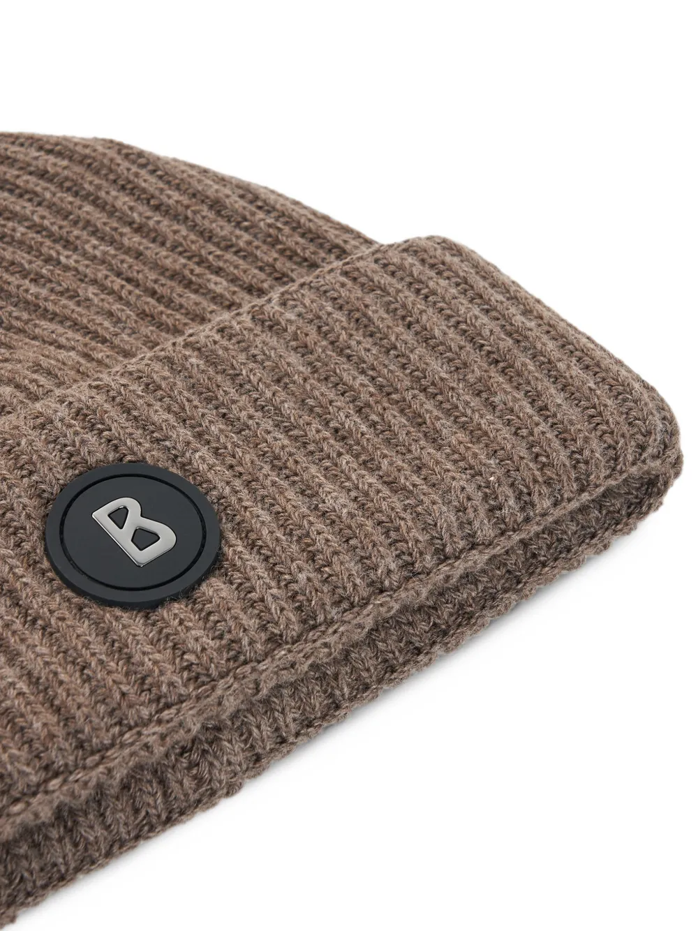 BOGNER Gustav ribbed-knit beanie hat Bruin