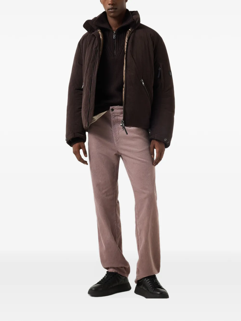 BOGNER Walter quarter-zip sweater Bruin