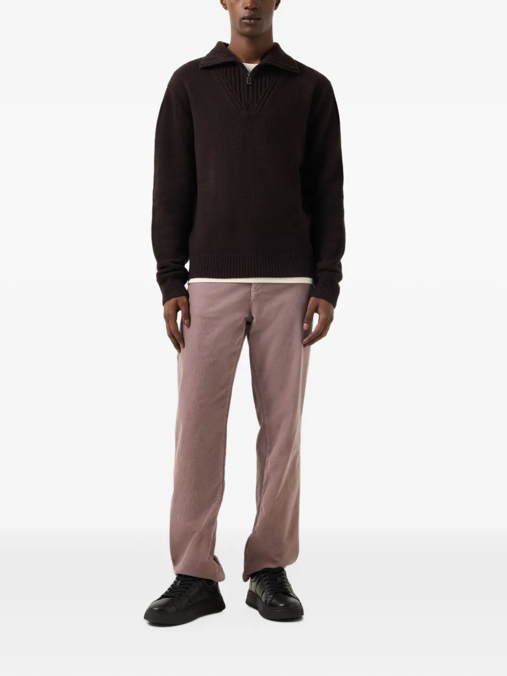 BOGNER Walter quarter-zip sweater Bruin