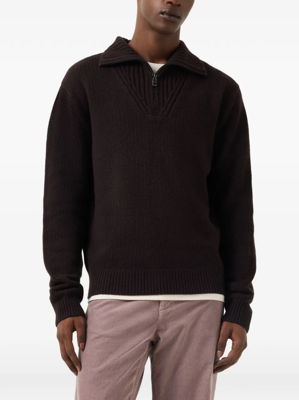 BOGNER Walter quarter-zip sweater Bruin