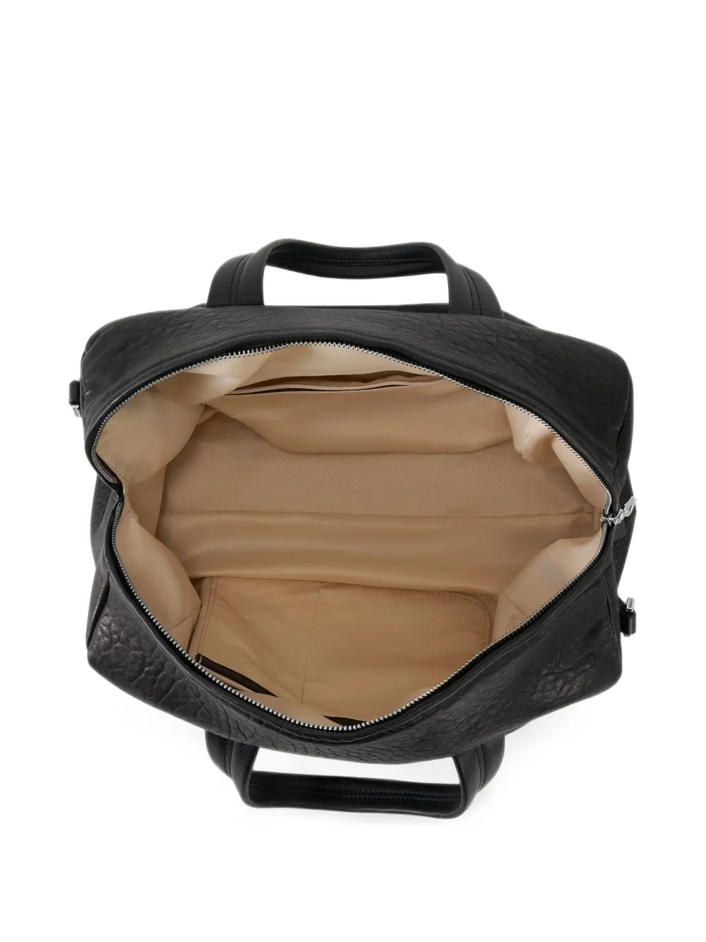 BOGNER Anzere Marcia grained leather holdall bag Zwart