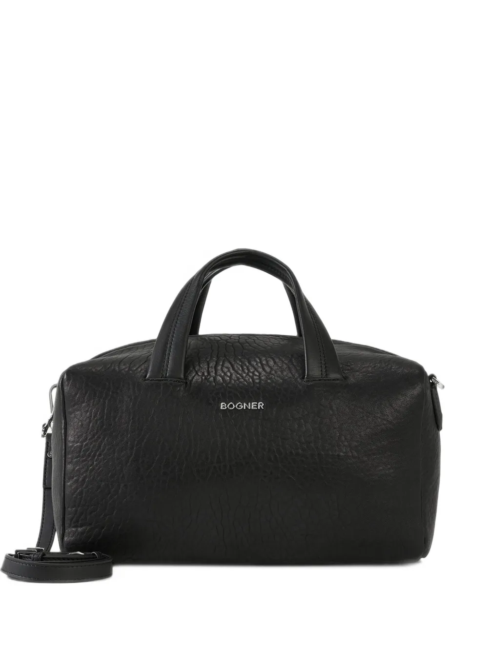 BOGNER Anzere Marcia grained leather holdall bag Zwart