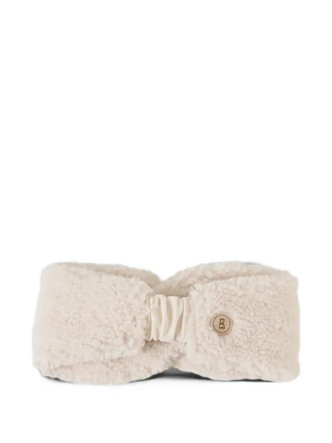 BOGNER Justy knotted teddy-fleece headband