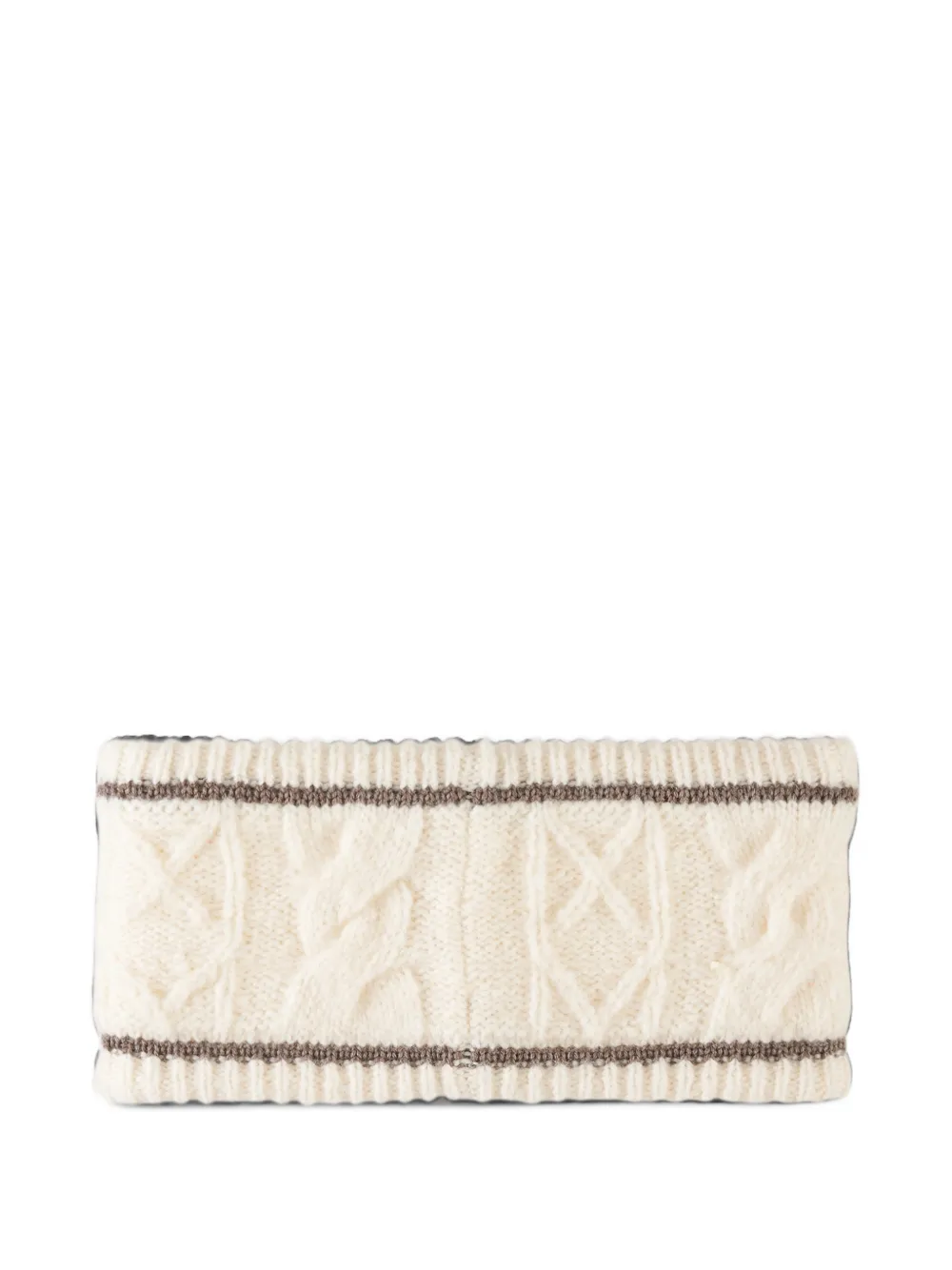 BOGNER Agnes cable-knit headband Wit