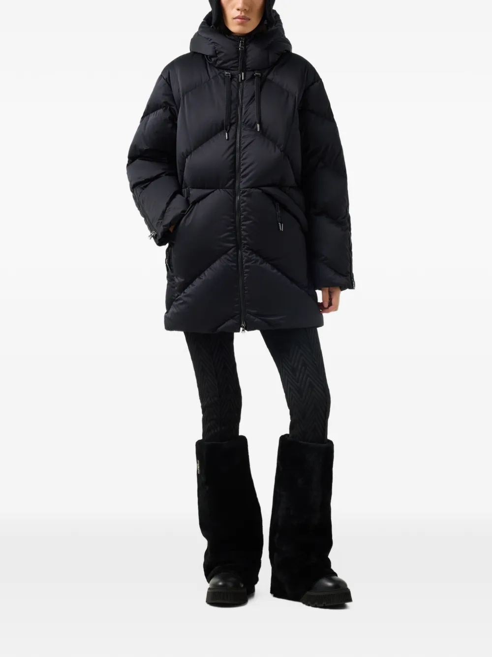 BOGNER parka Glenda à design matelassé - Noir BOGNER parka Glenda à design matelassé - Noir