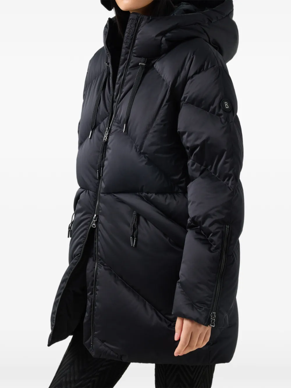 BOGNER Glenda quilted down parka Zwart
