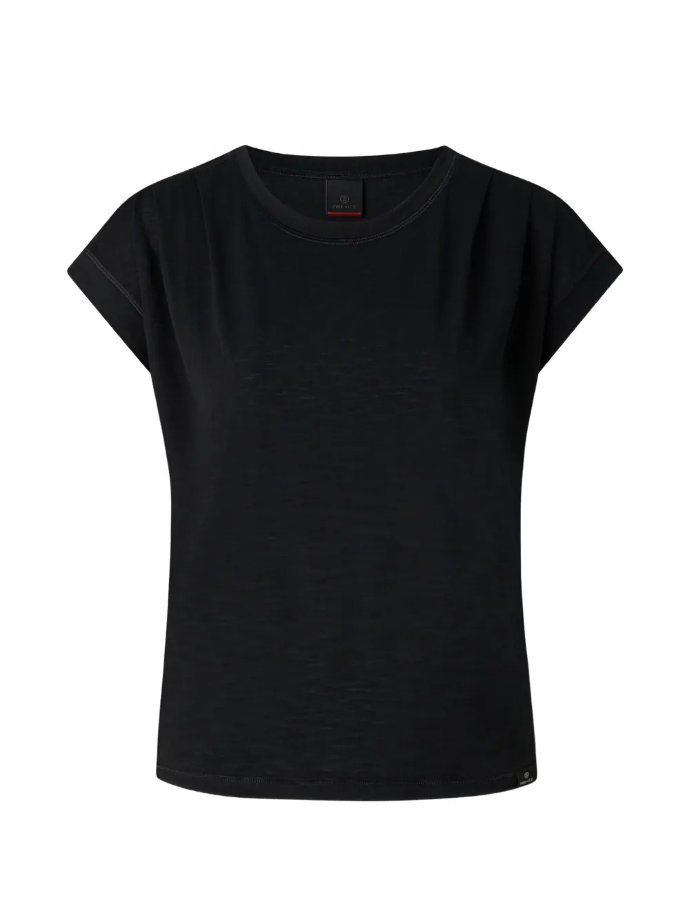 BOGNER FIRE+ICE Dahlia pleated T-shirt Zwart