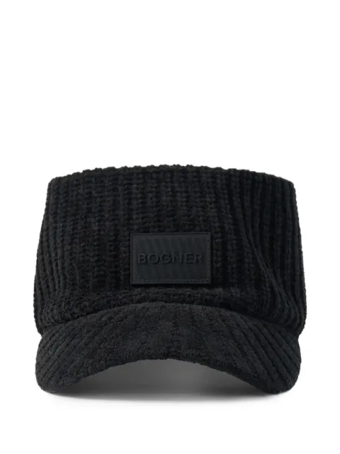 BOGNER Tessie ribbed-knit visor