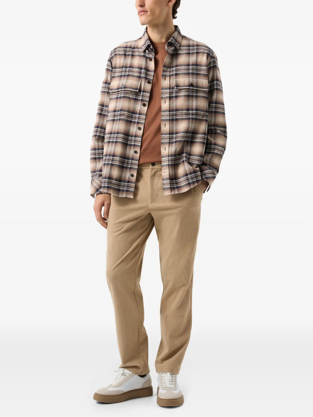 BOGNER Ryan logo-print T-shirt Bruin