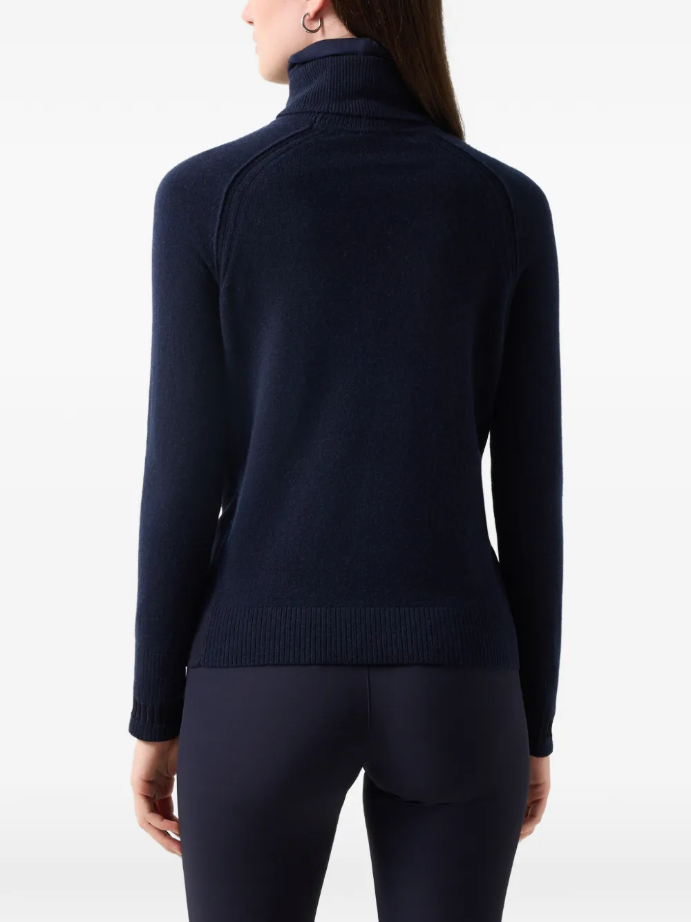 BOGNER Vaiana raglan-sleeve roll-neck sweater Blauw