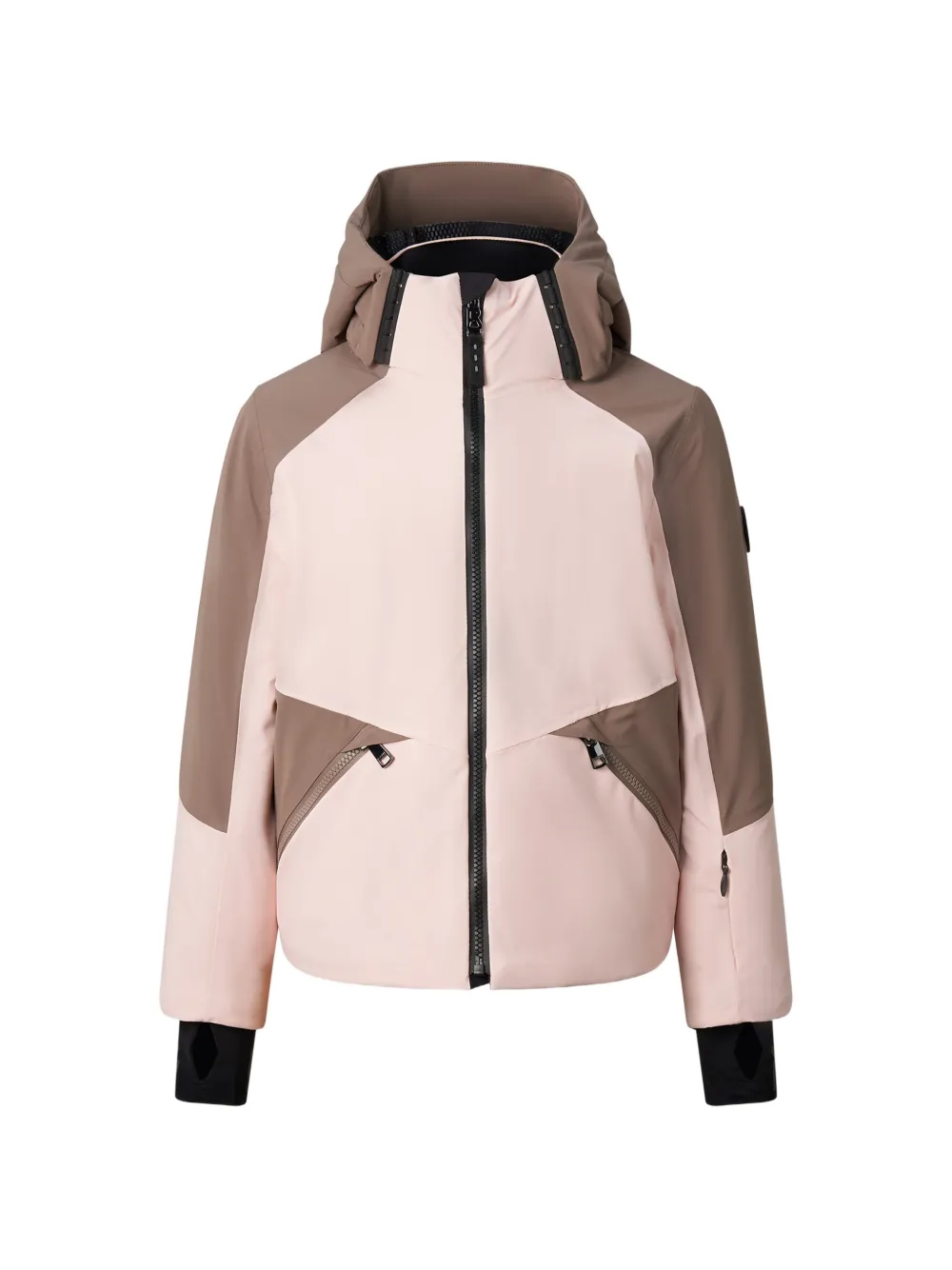 Bogner Kids Snow colour-block ski jacket Roze