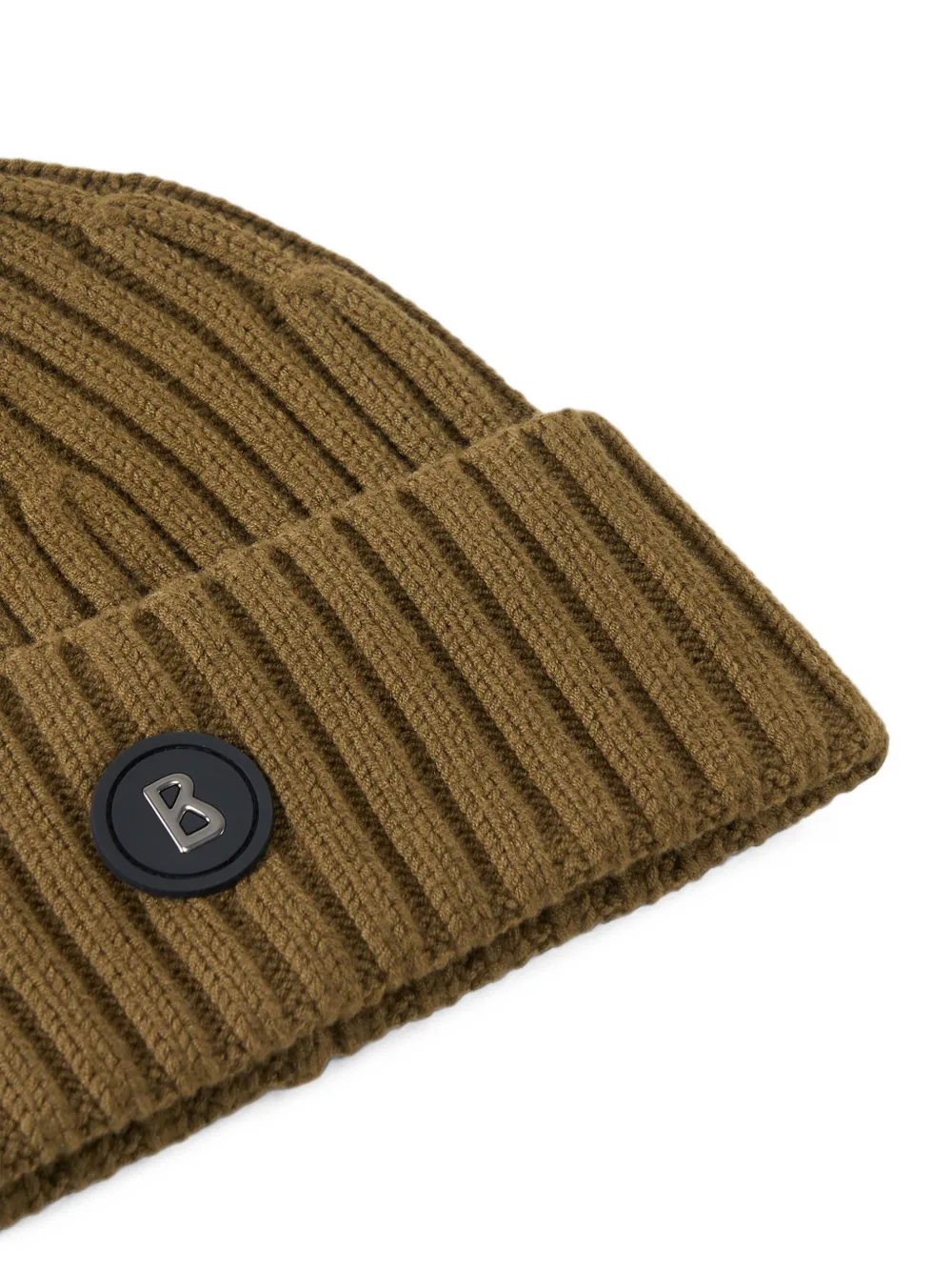 BOGNER Bony logo-patch beanie hat Groen