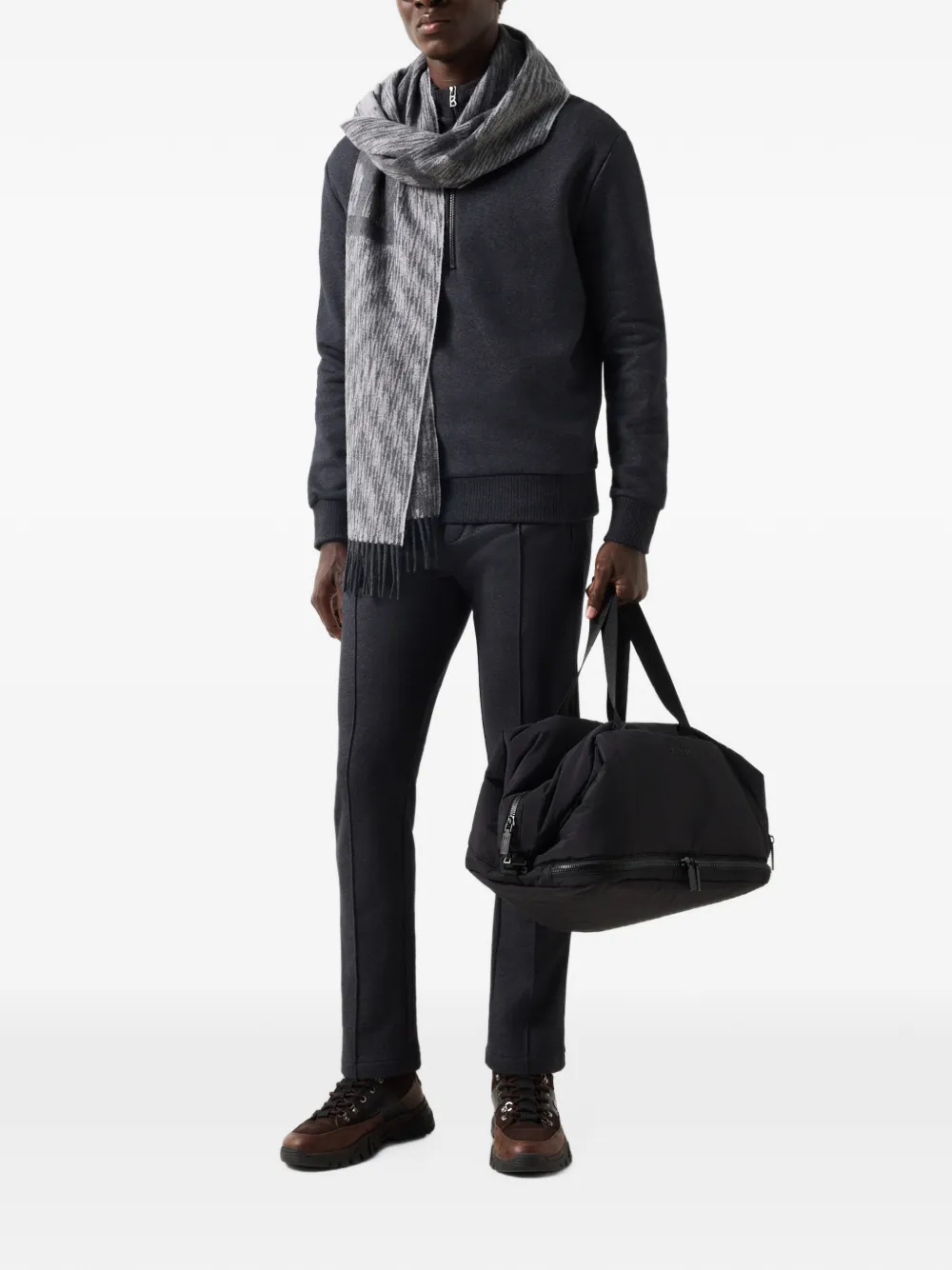 BOGNER Walker quarter-zip hoodie Grijs