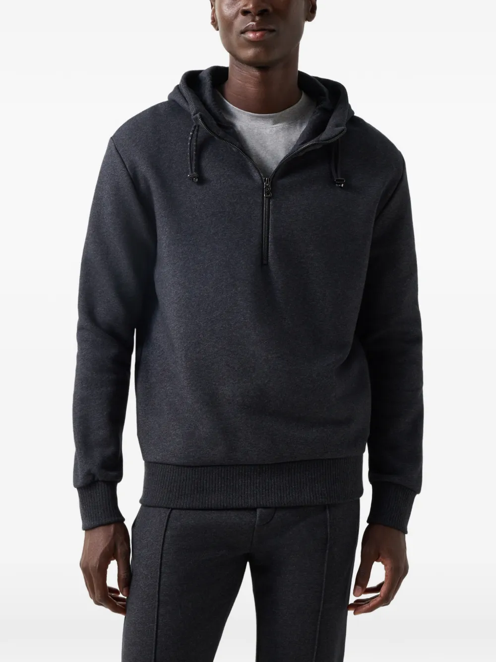 BOGNER Walker quarter-zip hoodie Grijs