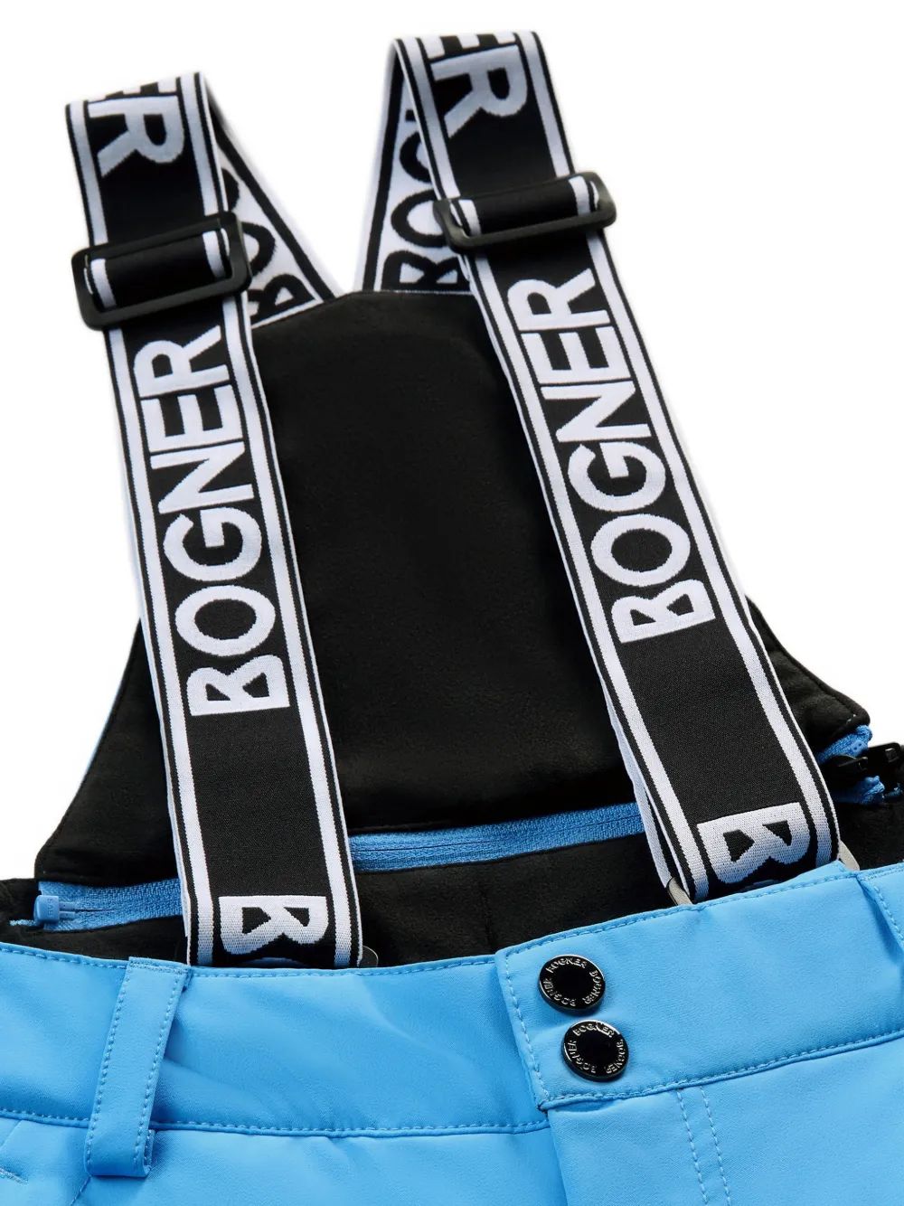Bogner Kids Yuki logo-strap ski pants Blauw