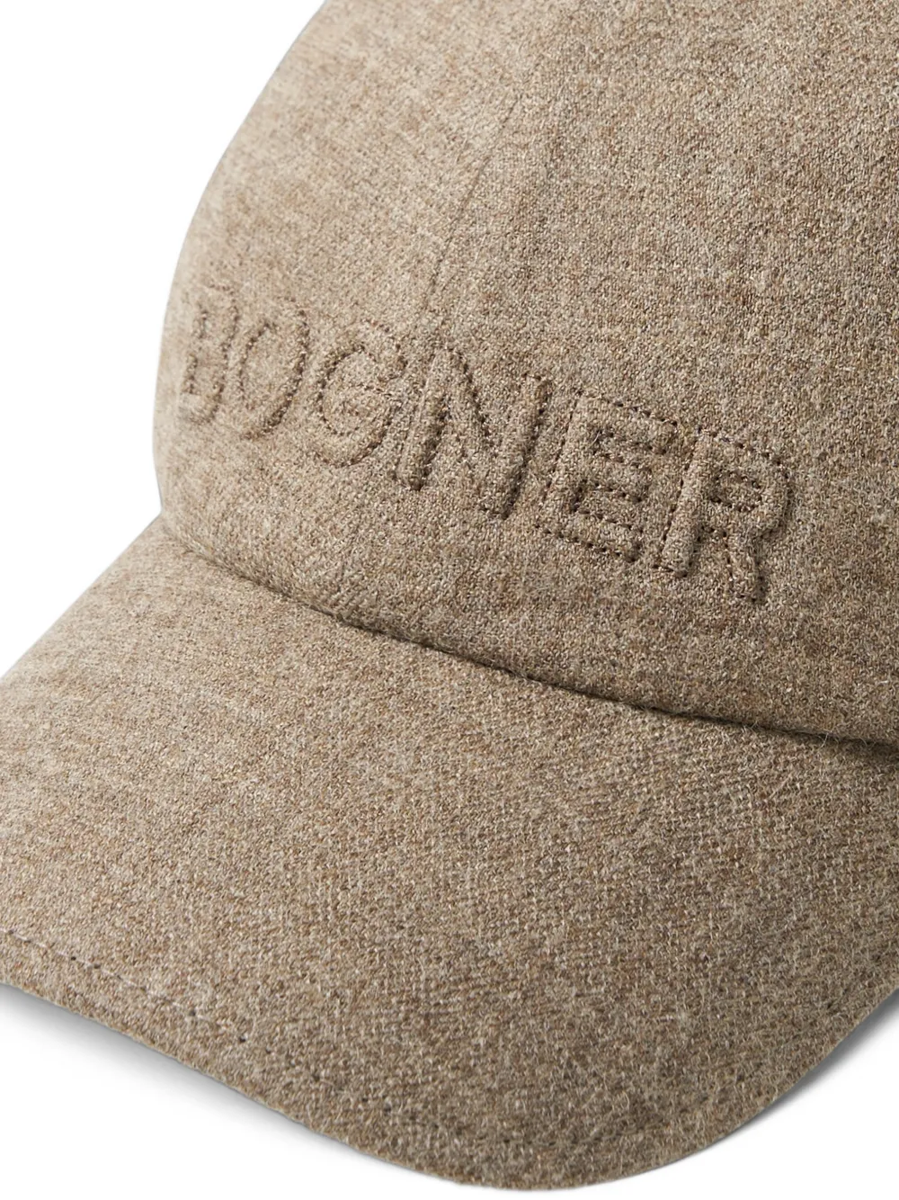 BOGNER Ralf logo-embossed cap Beige