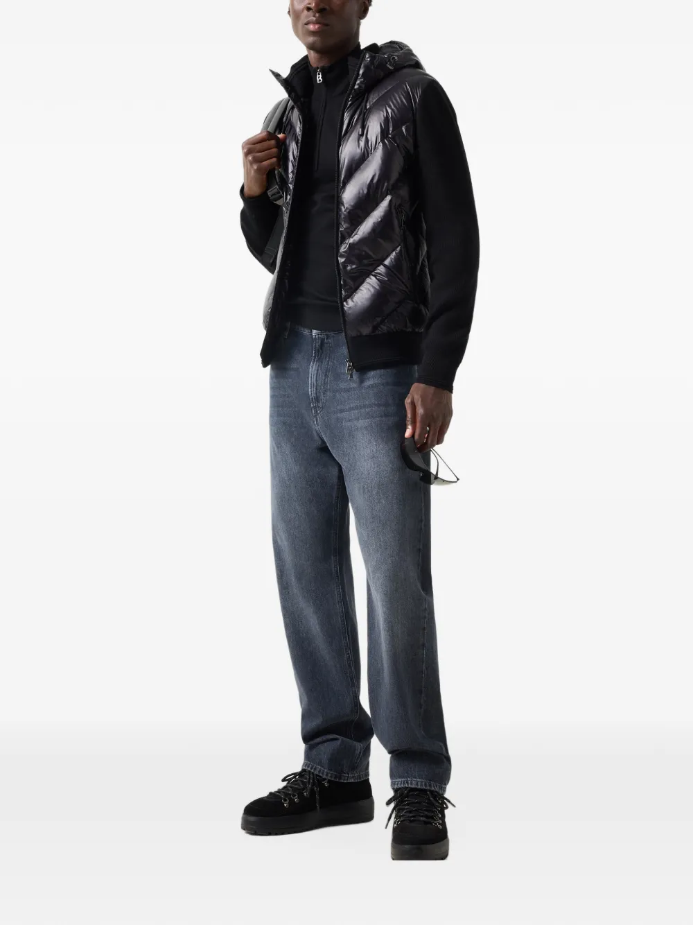 BOGNER Ouri zip-fastening sweater Zwart