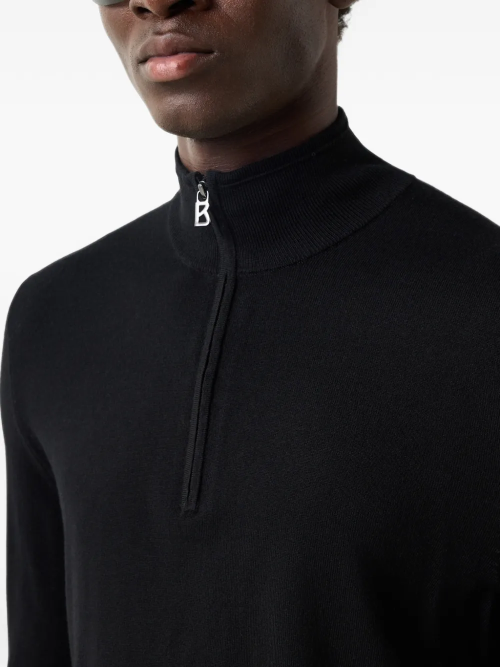 BOGNER Ouri zip-fastening sweater Zwart