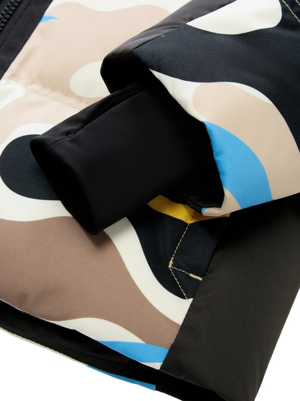 Bogner Kids Pablo camouflage-print ski jacket Beige