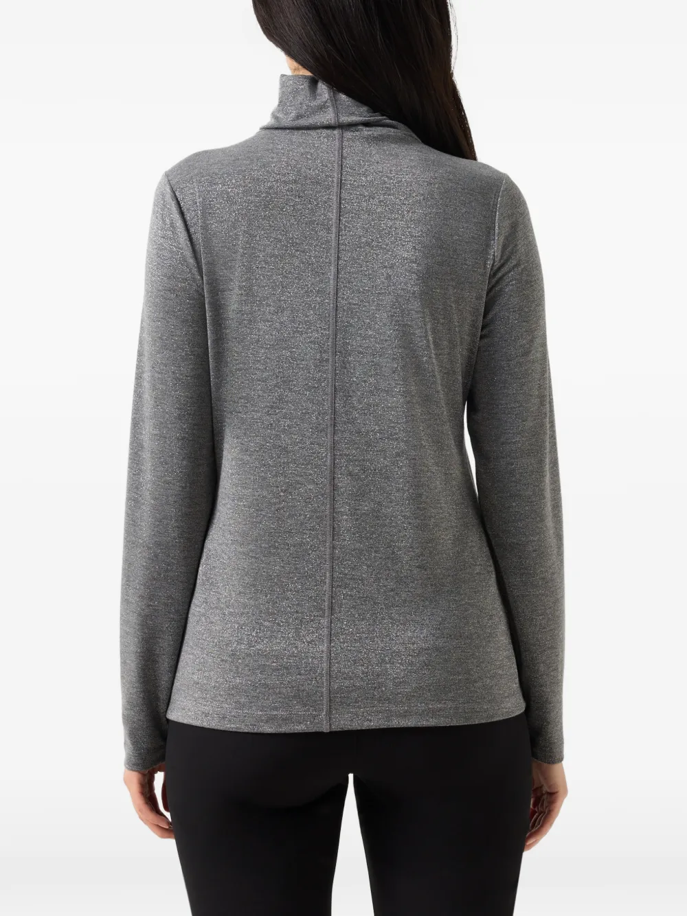 BOGNER Silva metallic-finish sweater Grijs