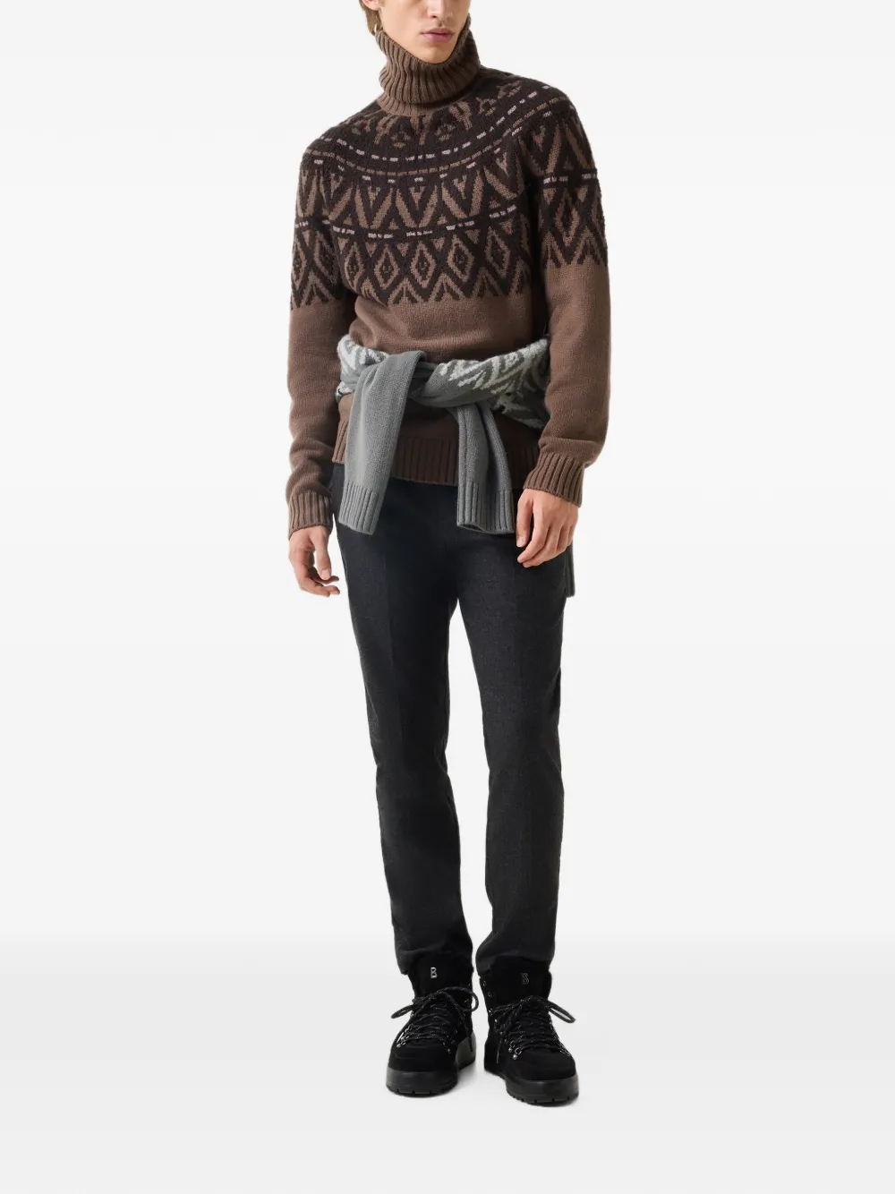 BOGNER Roxter roll-neck sweater Bruin