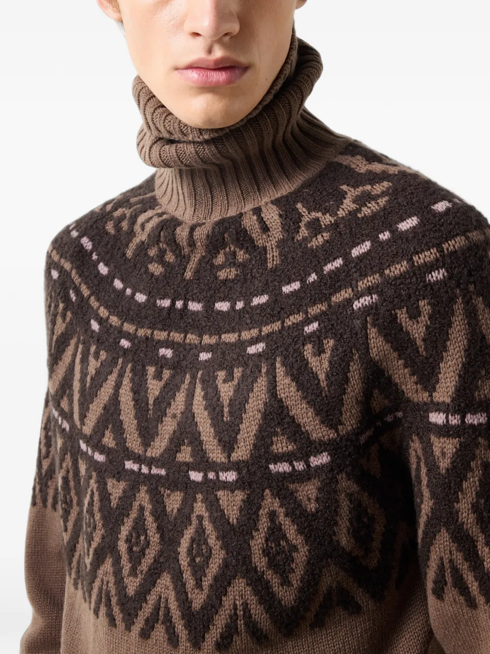 BOGNER Roxter roll-neck sweater Bruin