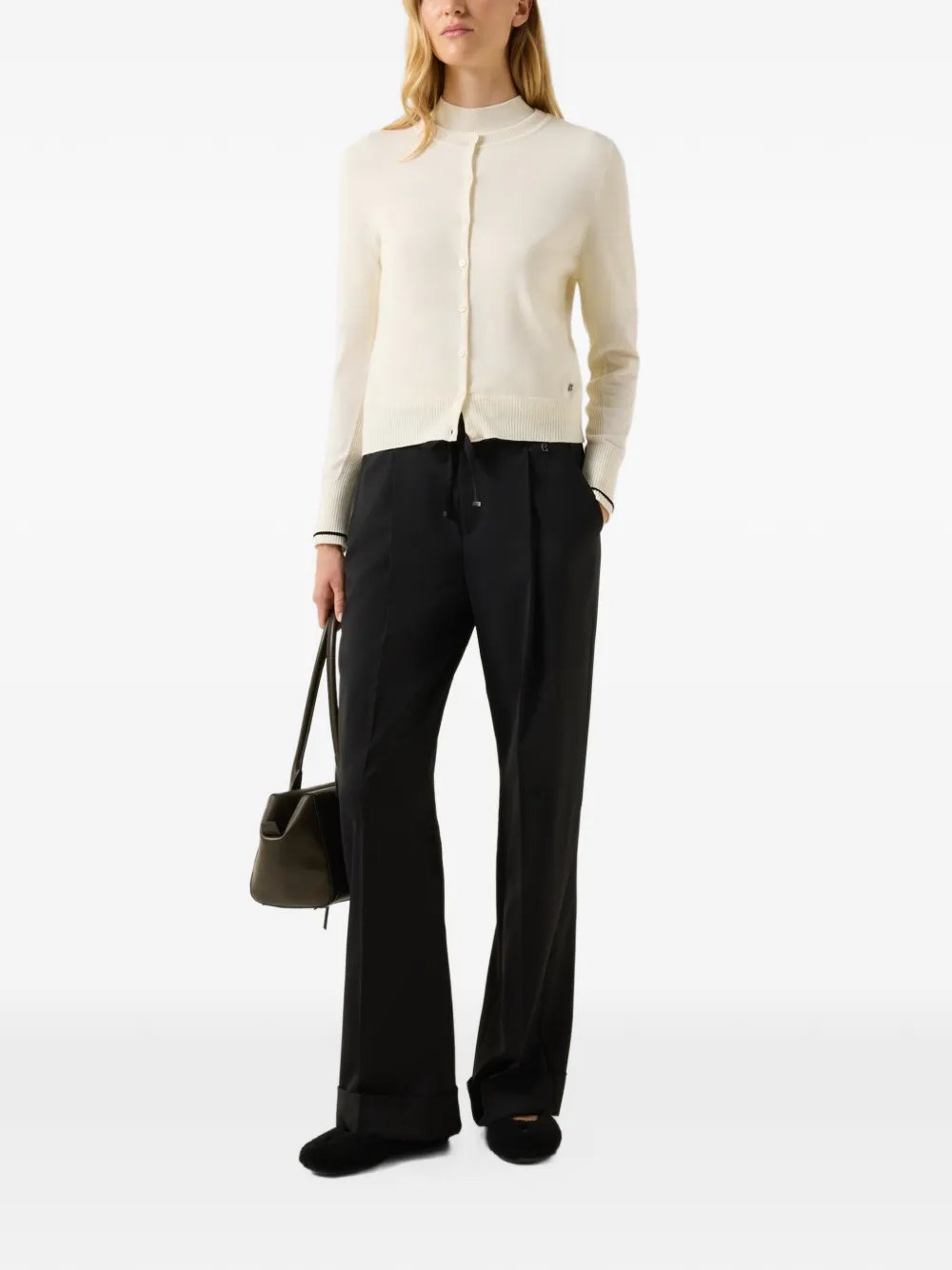 BOGNER Azou button-up cardigan Wit