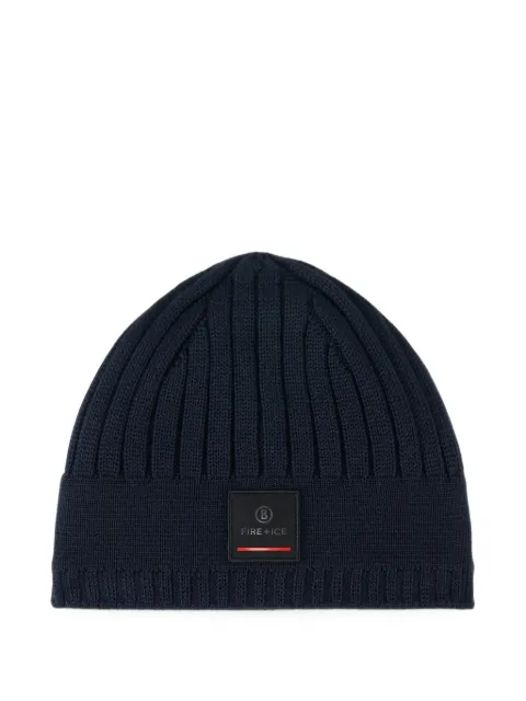 BOGNER FIRE+ICE Eastan ribbed beanie hat