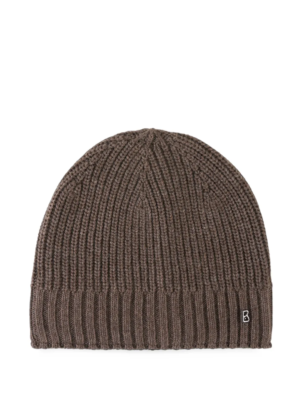 BOGNER Freddy rib-knit beanie hat - Braun