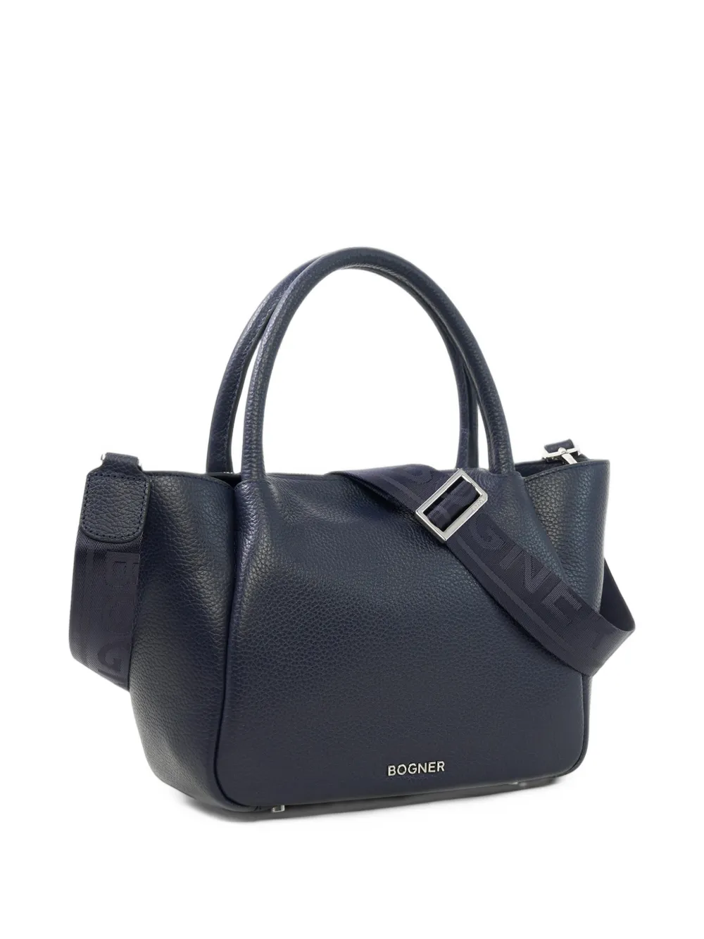 BOGNER Wallis Raja leather tote bag Blauw