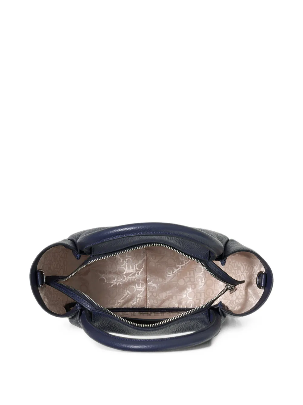 BOGNER Wallis Raja leather tote bag Blauw